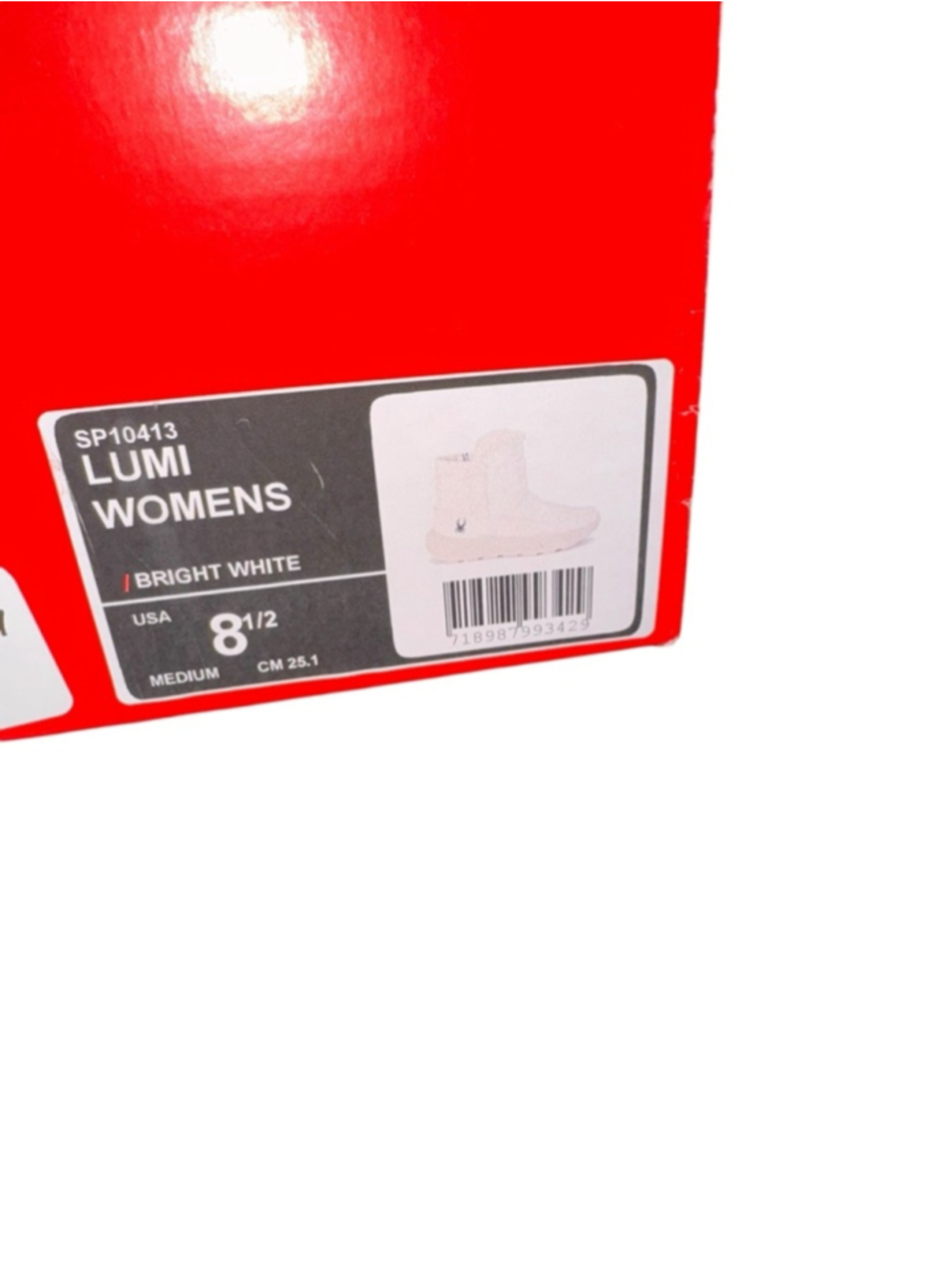 Women's Spyder Lumi Winter Boots 8.5 White Beige - Picture 8 of 8